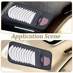 Pochettes de rangement en polyester pour CD&nbsp;ABAG-WH20006-46A