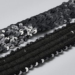 Paillettenperlen aus Polyester und Kunststoff&nbsp;OCOR-WH0086-62C