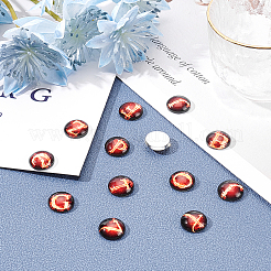 Cabochons di vetro&nbsp;GGLA-PH0001-08C