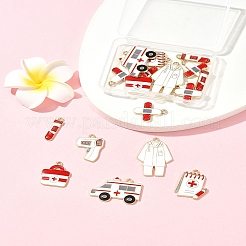 18 шт. 7 стиля подвески из сплава и эмали на медицинскую тематику&nbsp;FIND-FS0004-36