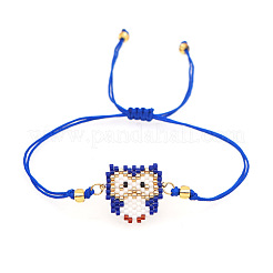 Bracelets à maillons en perles de verre de Bohême&nbsp;GU2196-1
