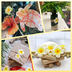 30 шт. 3 стиля пенопластовые искусственные цветы жасмина заколки-аллигаторы&nbsp;PHAR-SP0001-23B