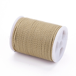 Cordon rond en polyester ciré&nbsp;YC-G006-01-1.0mm-20