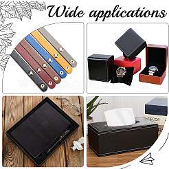 Couvertures de livres en simili cuir&nbsp;DIY-WH0491-92B-01