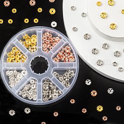 Perline distanziatori strass in ottone&nbsp;RB-FS0001-01
