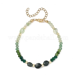 Bracelets pour femmes en jade naturel teint de Malaisie&nbsp;BJEW-JB14090-02