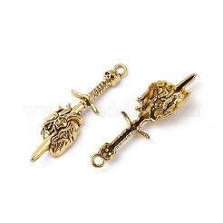 Pendente in lega stile tibetano&nbsp;PALLOY-B011-02AG