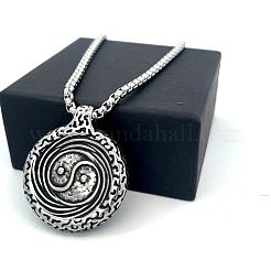 Мужские подвески-колье в виде символа инь-ян из нержавеющей стали 304.&nbsp;VP1359