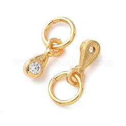 Латунные микро проложить кубического циркония подвески&nbsp;KK-C157-32G