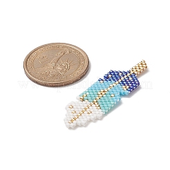 3 pz 3 perline di semi giapponesi miyuki fatti a mano a colori&nbsp;PALLOY-MZ00025