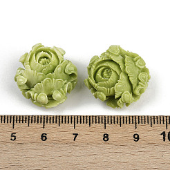 Резные бусины из синтетического коралла&nbsp;X1-SHEL-D001-01B