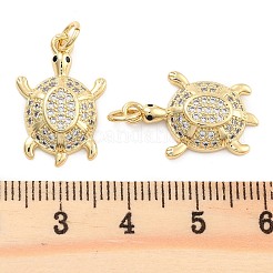 Pendentifs en zircone cubique clair en laiton&nbsp;KK-U009-12L-G