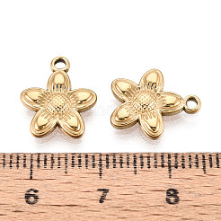 Подвески-цветы из нержавеющей стали 304&nbsp;STAS-T069-32G