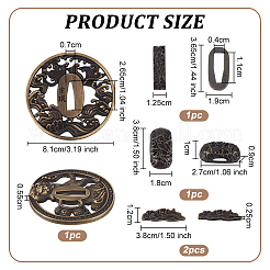 Set per la creazione di bambole in lega&nbsp;DIY-WH0899-56C
