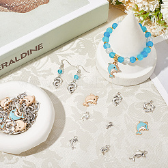 Подвески из сплава дельфинов&nbsp;FIND-SC0016-40