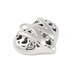 Полые латунные подвески на день святого валентина&nbsp;KK-M289-03W-P