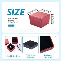 Schmuck- und Ringaufbewahrungsboxen aus Papier mit Muschelstruktur&nbsp;CON-TAC0014-15A