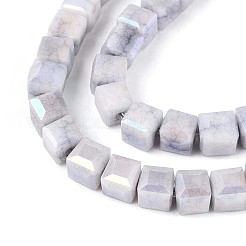 Антикоррозийные гальванические стеклянные бусины&nbsp;X-GLAA-T025-4mm-10A