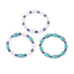 3 bracelet extensible en perles acryliques pour hommes et femmes&nbsp;BJEW-JB12167