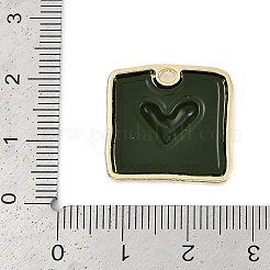Gestell Legierung Emaille Anhänger&nbsp;PALLOY-P309-04G-04