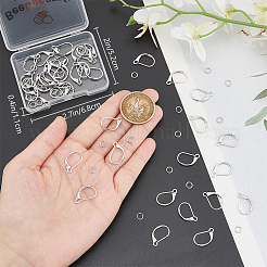 20 пара латунных сережек с рычагом&nbsp;DIY-BBC0001-71P