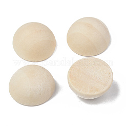 Cabochons en bois naturel non finis&nbsp;WOOD-R269-F