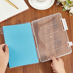 Прозрачные пластиковые упаковочные коробки с откидной крышкой&nbsp;AJEW-WH20060-90B