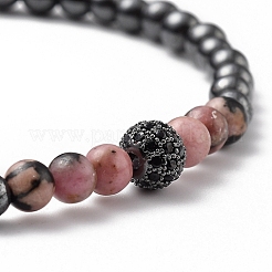 Bracelets extensibles à perles rondes&nbsp;BJEW-JB05328