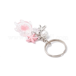 Porte-clés en acrylique transparent lumineux&nbsp;KEYC-JKC01358-02