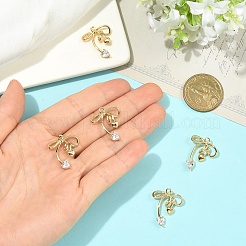 5 шт. Латунные подвески с микропаве&nbsp;KK-YW0004-13