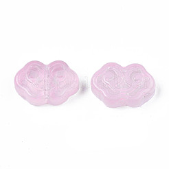 Perle di vetro verniciate a spruzzo trasparente&nbsp;GLAA-S054-011A