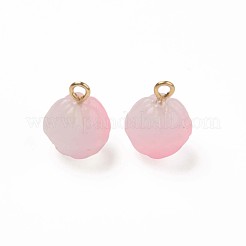 Двухцветные стеклянные подвески GLAA-Q092-05C