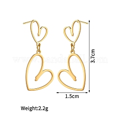 Ohrstecker aus 304 Edelstahl zum Valentinstag&nbsp;WGA7181-01