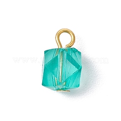 Прозрачный акрил с железными подвесками&nbsp;PALLOY-JF03680-01