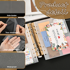 30 шт. 3 стиля пластиковая вставка для фотоальбома сменные страницы для карточек-переплетов&nbsp;FIND-SP0004-57B