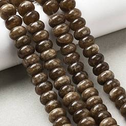 Gefärbt natürlichen weißen Jade Perlen Stränge&nbsp;G-G107-A33-01