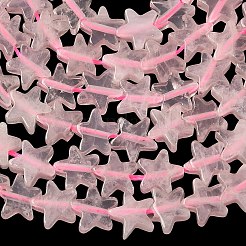 Природного розового кварца нитей бисера&nbsp;G-F817-A01-01