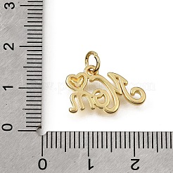 Muttertags-Messinganhänger&nbsp;KK-L276-02G