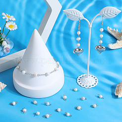 Подвески-коннекторы для картофеля с натуральным культивированным пресноводным жемчугом&nbsp;PALLOY-SC00013