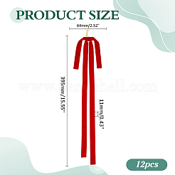 Polyester-Schleifenanhänger-Dekorationen&nbsp;FIND-ME0002-74A