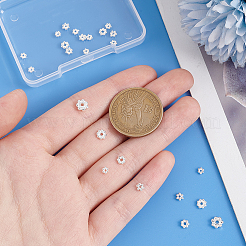 24 шт. 925 бусины-разделители из стерлингового серебра&nbsp;STER-PH0002-53