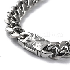 Не тускнеющие кубинские цепочки из нержавеющей стали 304&nbsp;NJEW-P288-26P