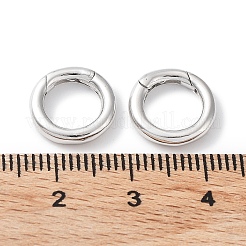 925 anneaux à ressort en argent sterling rhodié&nbsp;STER-P050-09P