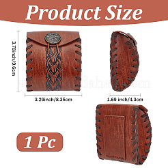 Mittelalterliche Münztaschen aus PU-Leder&nbsp;AJEW-WH20816-198B