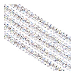 2 нить гальваника стеклянные бусины нити&nbsp;GLAA-PH0004-26A