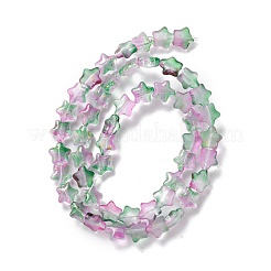 Прозрачный стеклянный бисер нить&nbsp;GLAA-F112-04D