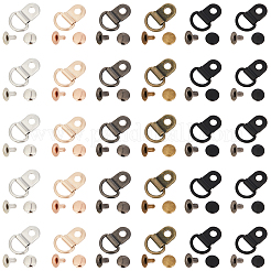 60 taschen 6 farben edelstahl schießen schuhe spitze sicherheit schnalle&nbsp;STAS-CY0001-09