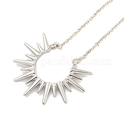 Латунь подвесные ожерелья&nbsp;NJEW-Z032-02P