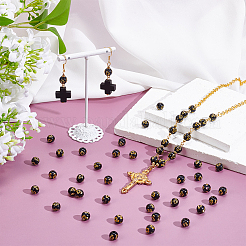 600 шт. Покрытие акриловыми бусинами&nbsp;PACR-UN0001-01B