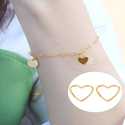 30 шт. Открытые соединительные кольца из нержавеющей стали 304&nbsp;STAS-LP0004-91